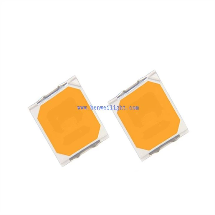SMD 1W šiltai baltas LED karoliukas