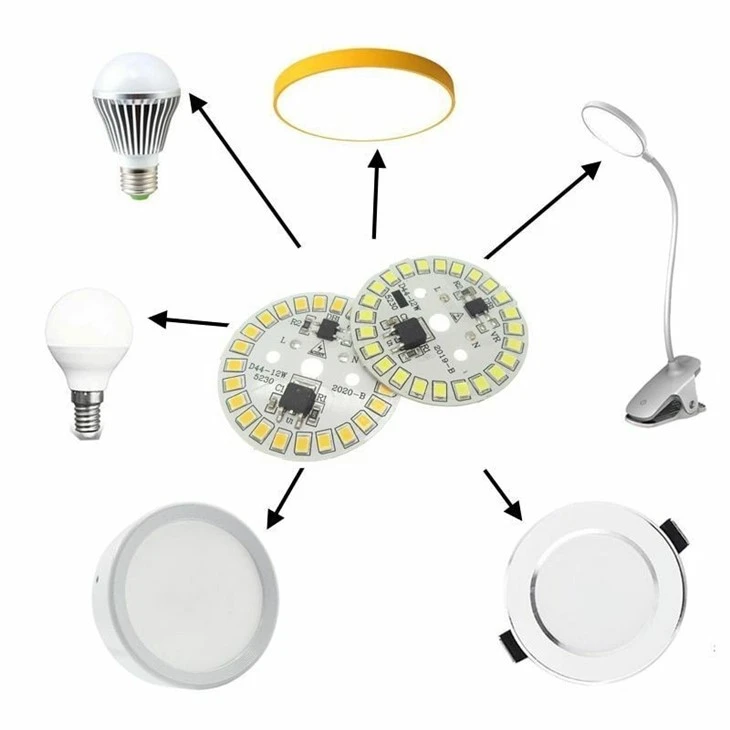 Led PCB With Integrated IC Driver application