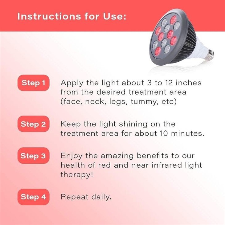 Red Light Therapy Device Red Near Infrared 660nm 850nm 5