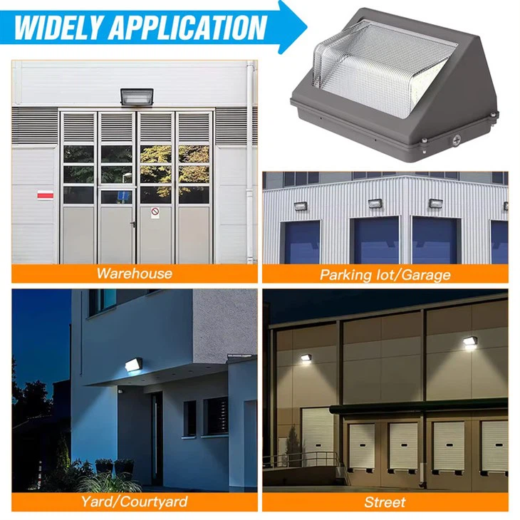 120W Surface Mounted Ip65 Led Wall Mounted Pack Lights
