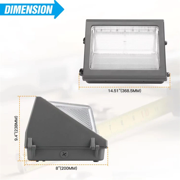 120W Surface Mounted Ip65 Led Wall Mounted Pack Lights