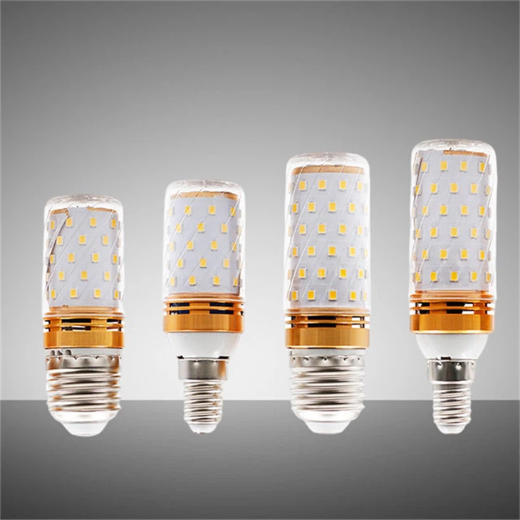 12W LED Corn Bulb - SMD Golden Light | Warm White/Daylight | E27/E14 Base