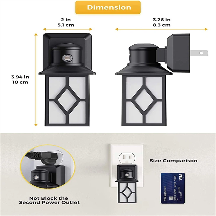 1W RG0 Sensor Dimmable Vintage Night Light For Kids Bedroom factory