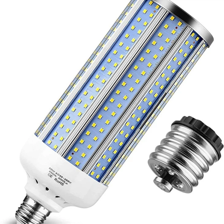 Aliuminio formos kukurūzų lempa su dangteliu
