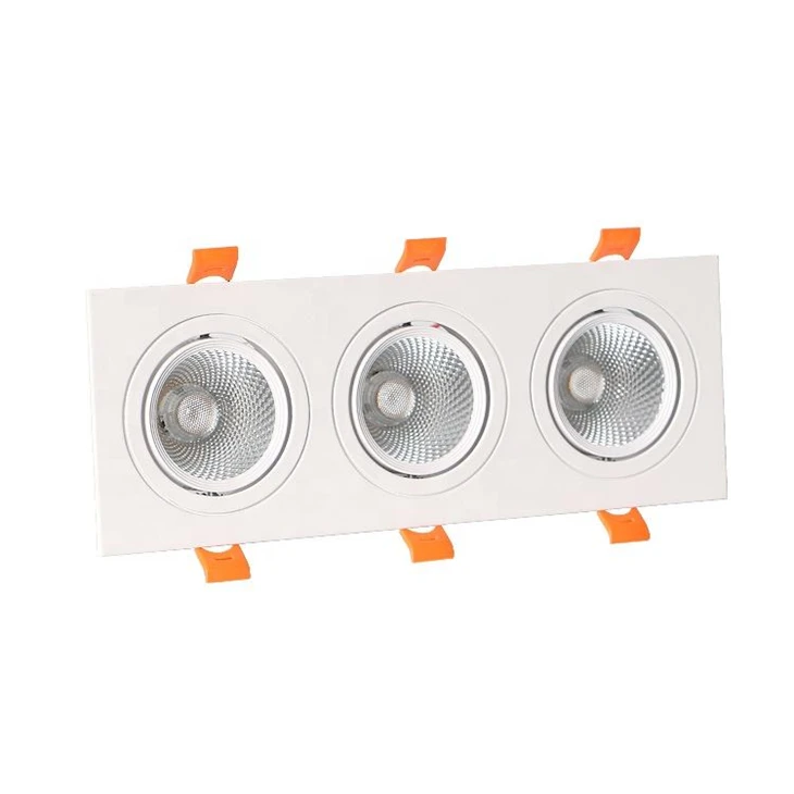 Recessed LED Downlight - Square COB Spotlight (Single/Double/Triple Head) best