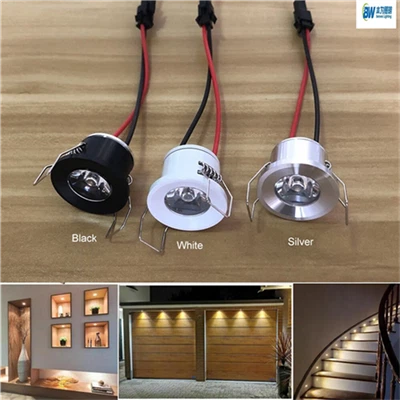 1 W mini COB LED apatinis apšvietimas - Lubos / spintelė (110–240 V)
