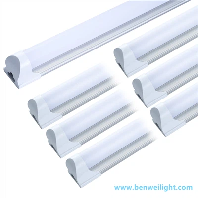 4FT integruotas T8 LED parduotuvės apšvietimas: 24W 6500K prijungiamas garažo šviestuvas
