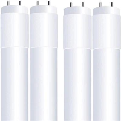 4 pėdų T8 LED vamzdis - 32W 3000K šiltai baltas Plug & Play