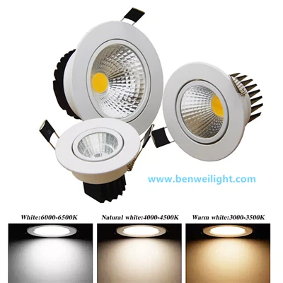 Pritemdomas COB LED apatinis apšvietimas, kelių{0}} vatų, 85 V–240 V