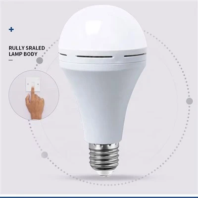 LED avarinė įkraunama lemputė - LSA60E27
