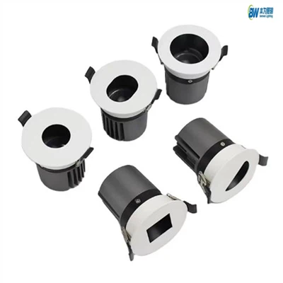 Mini judančios galvos taškinis šviestuvas