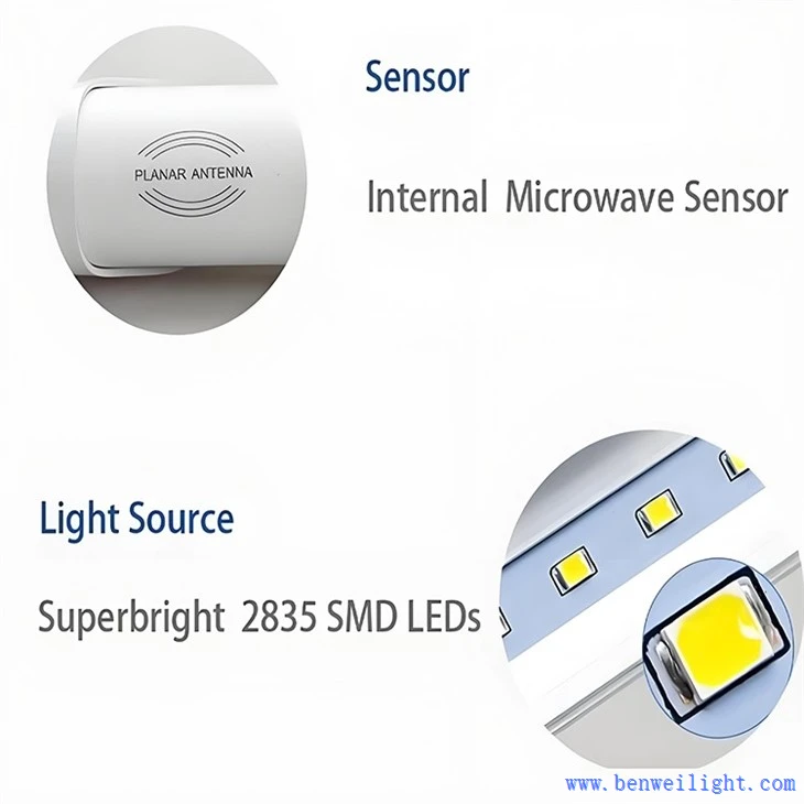 Zigbee Motion-Activated Suspended LED Tube Light high quality